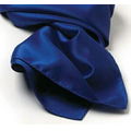 Royal Blue Polyester Satin Scarf - 30"x30"